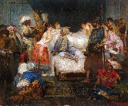 fernand cormon Le Harem oil